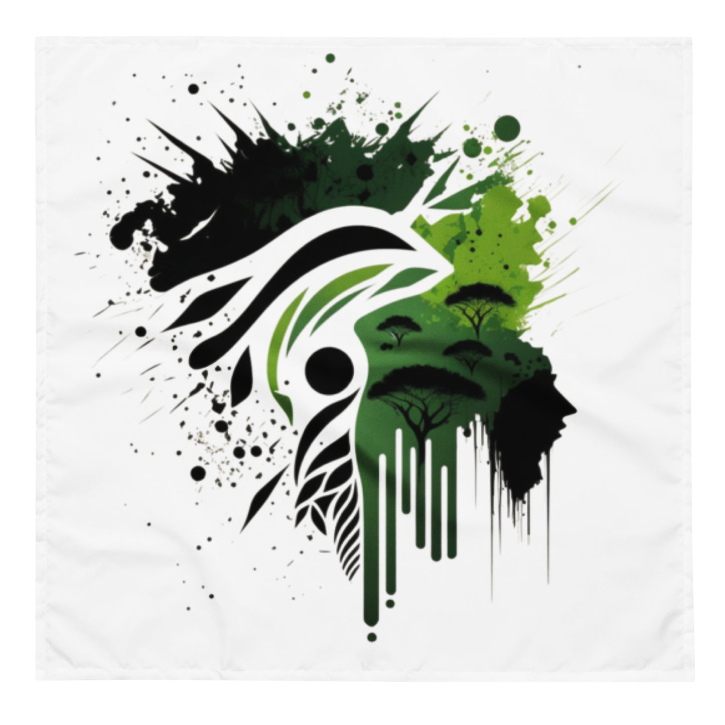 'SPLASH DESIGN': All-over print bandana
