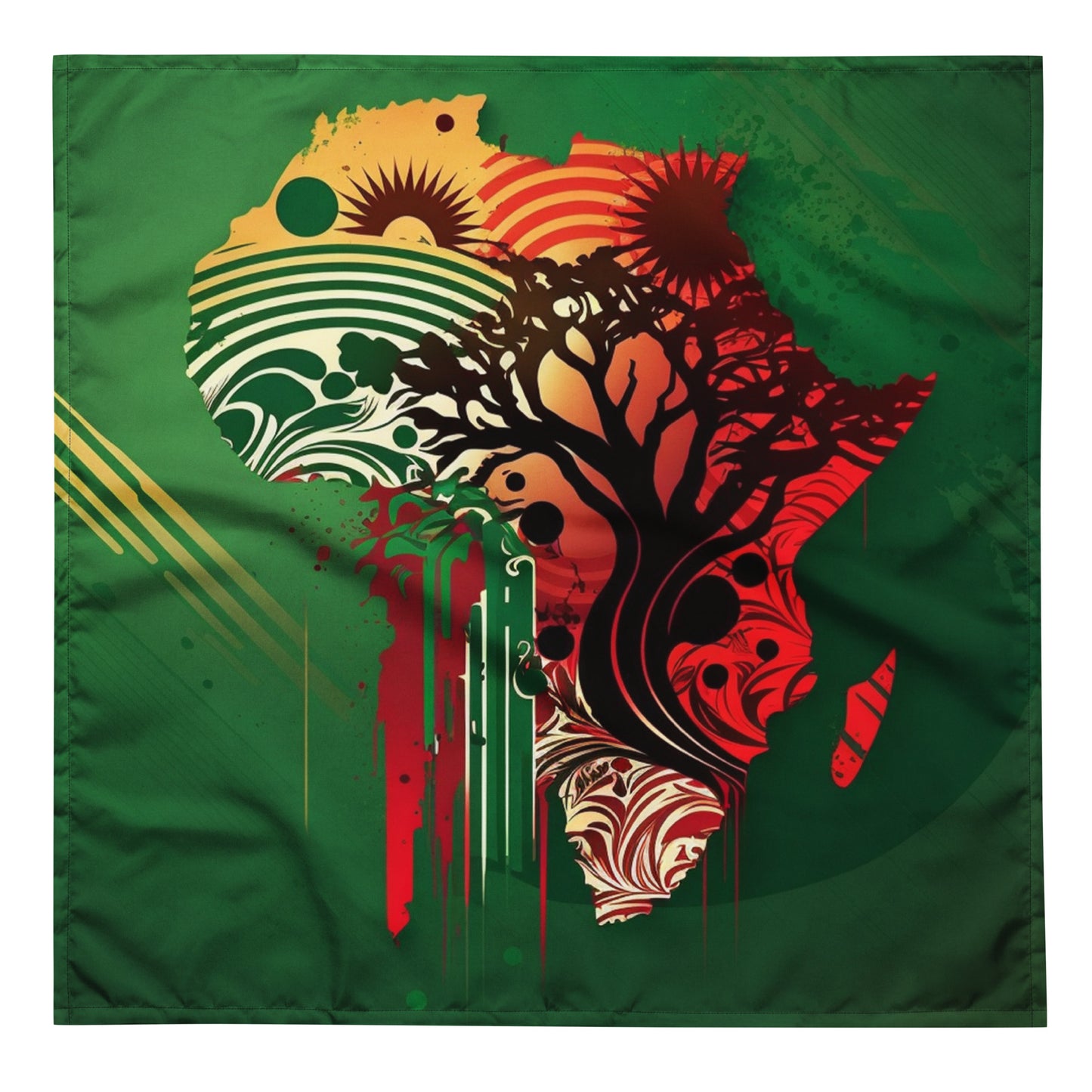 'SPLASH DESIGN': All-over print bandana