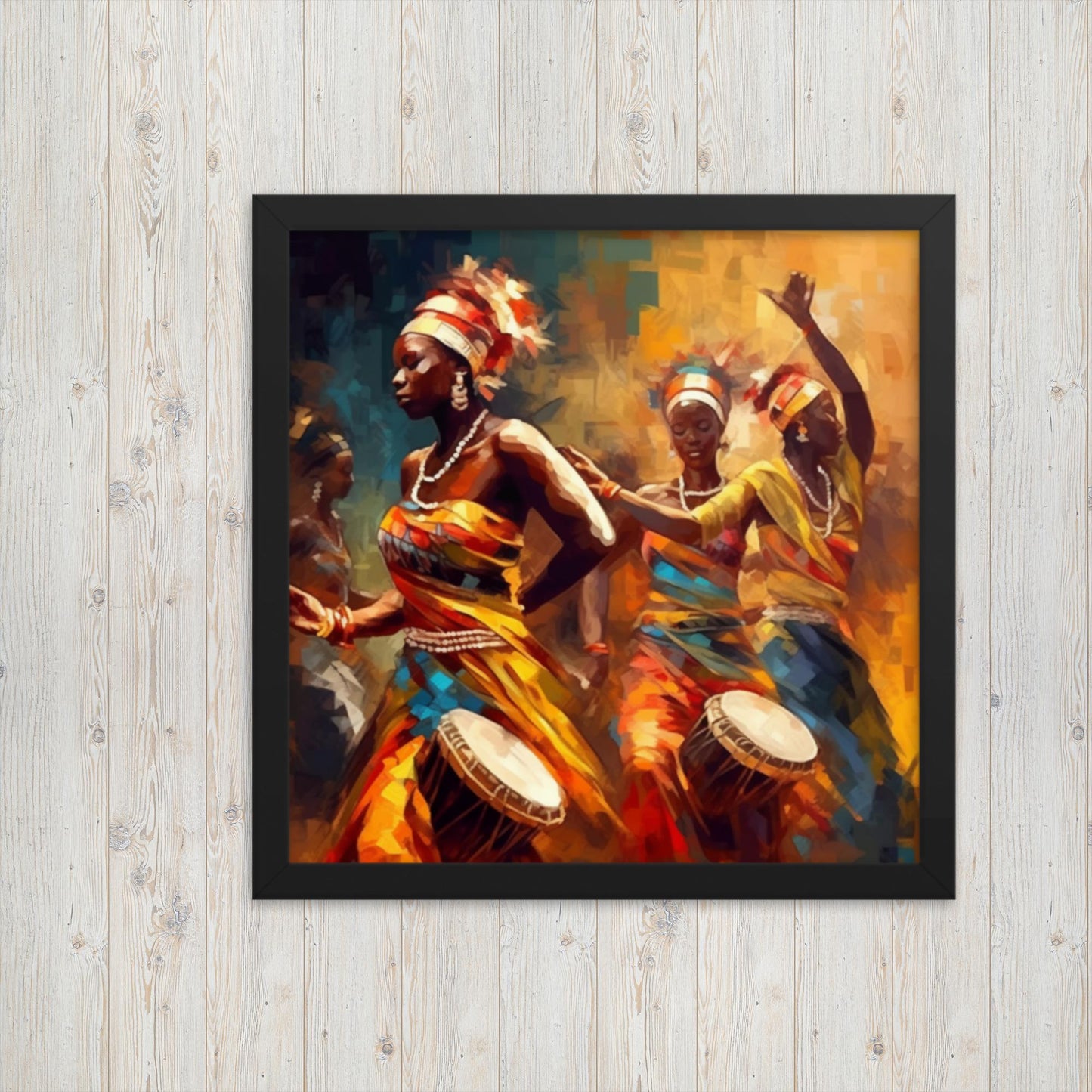 'A-TWIRL': Framed art poster