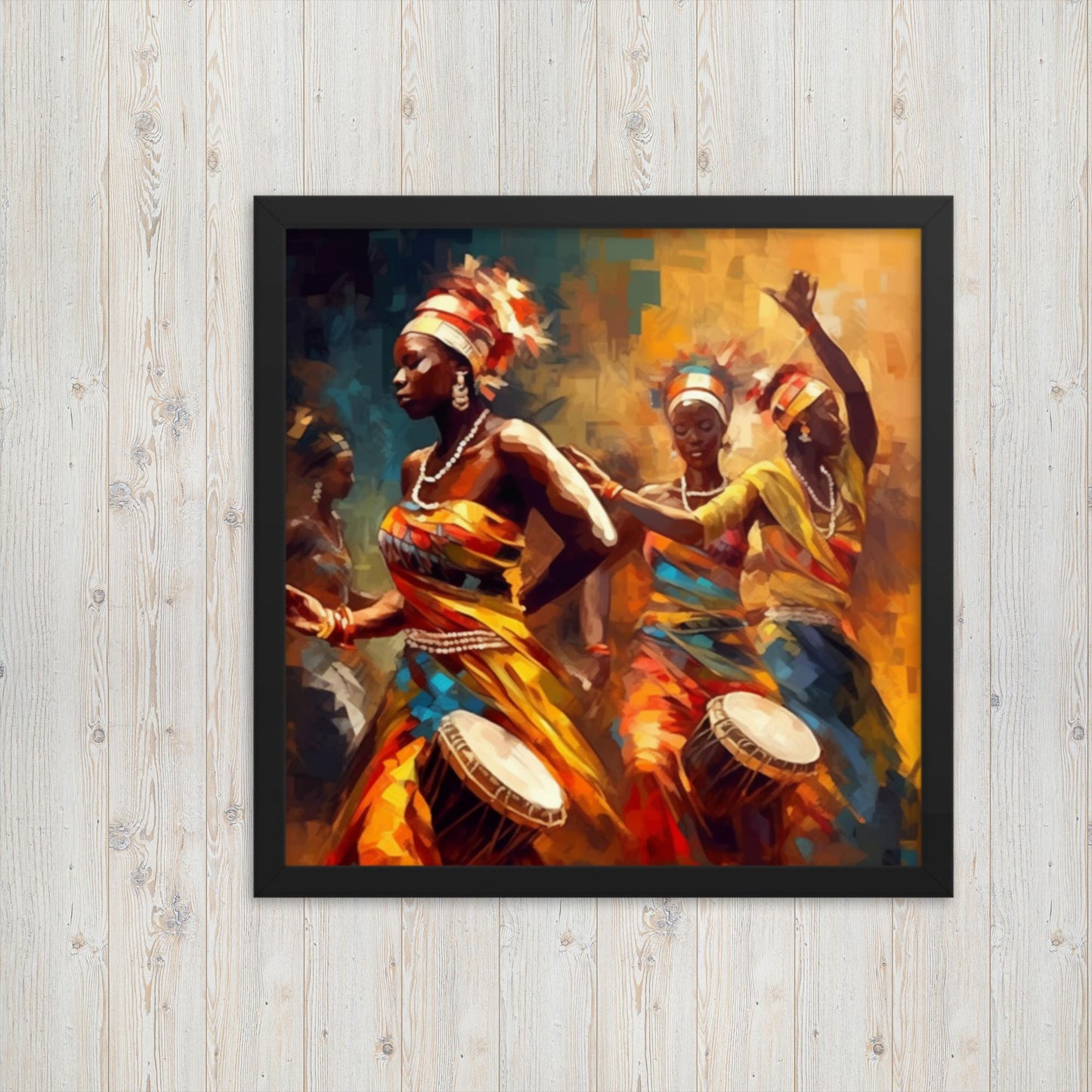 'A-TWIRL': Framed art poster