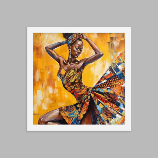 'THEE TWIST': Framed art poster