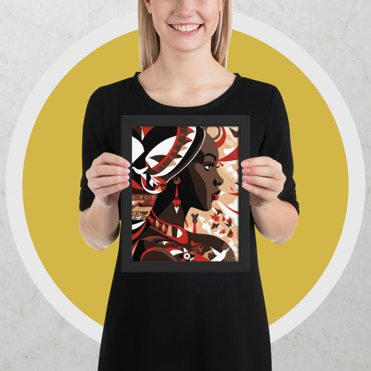 GENTLY SHREWD: Framed photo paper poster