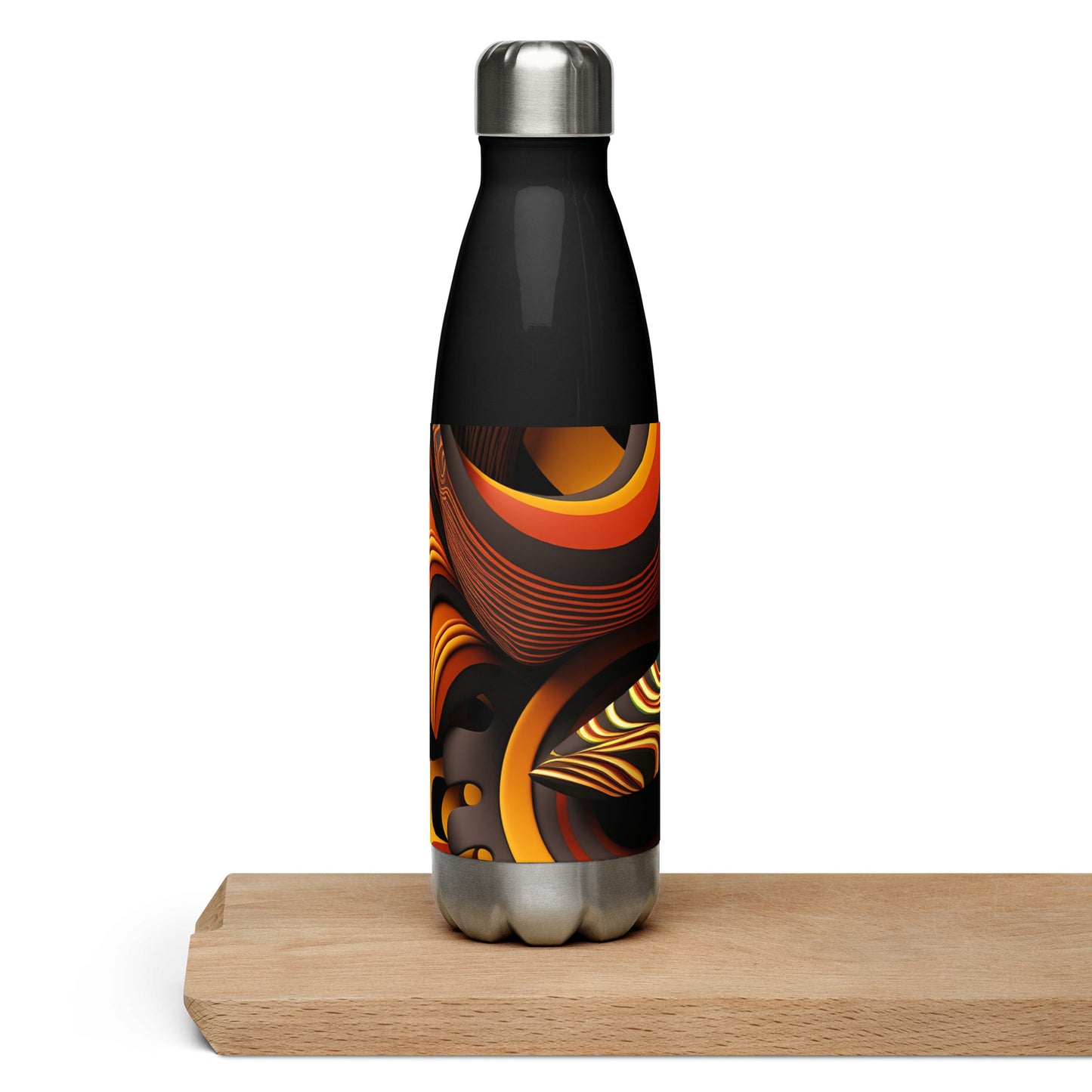'ANGLED DESIGN': Stainless Steel Water Bottle