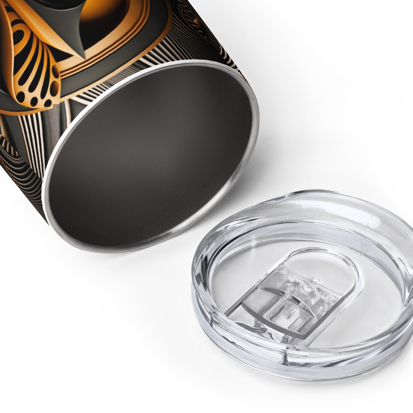'ANGLED DESIGN': Wine tumbler