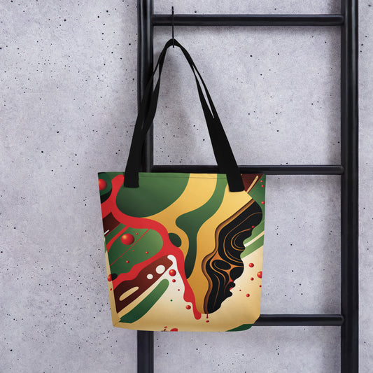 'Afri-Linear' ethnic design concept: Tote bag