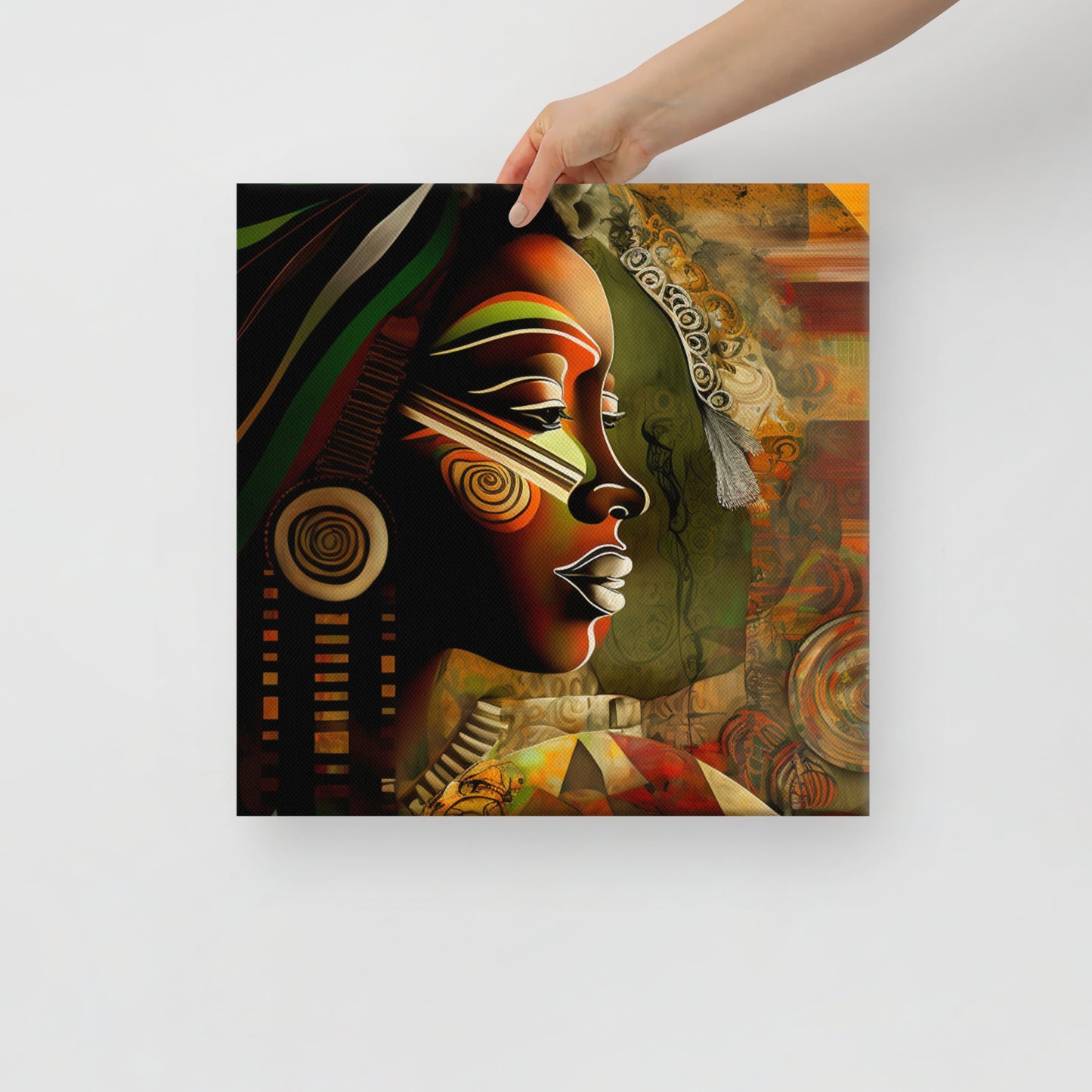 'BEAUTY-COLORED': Canvas Art