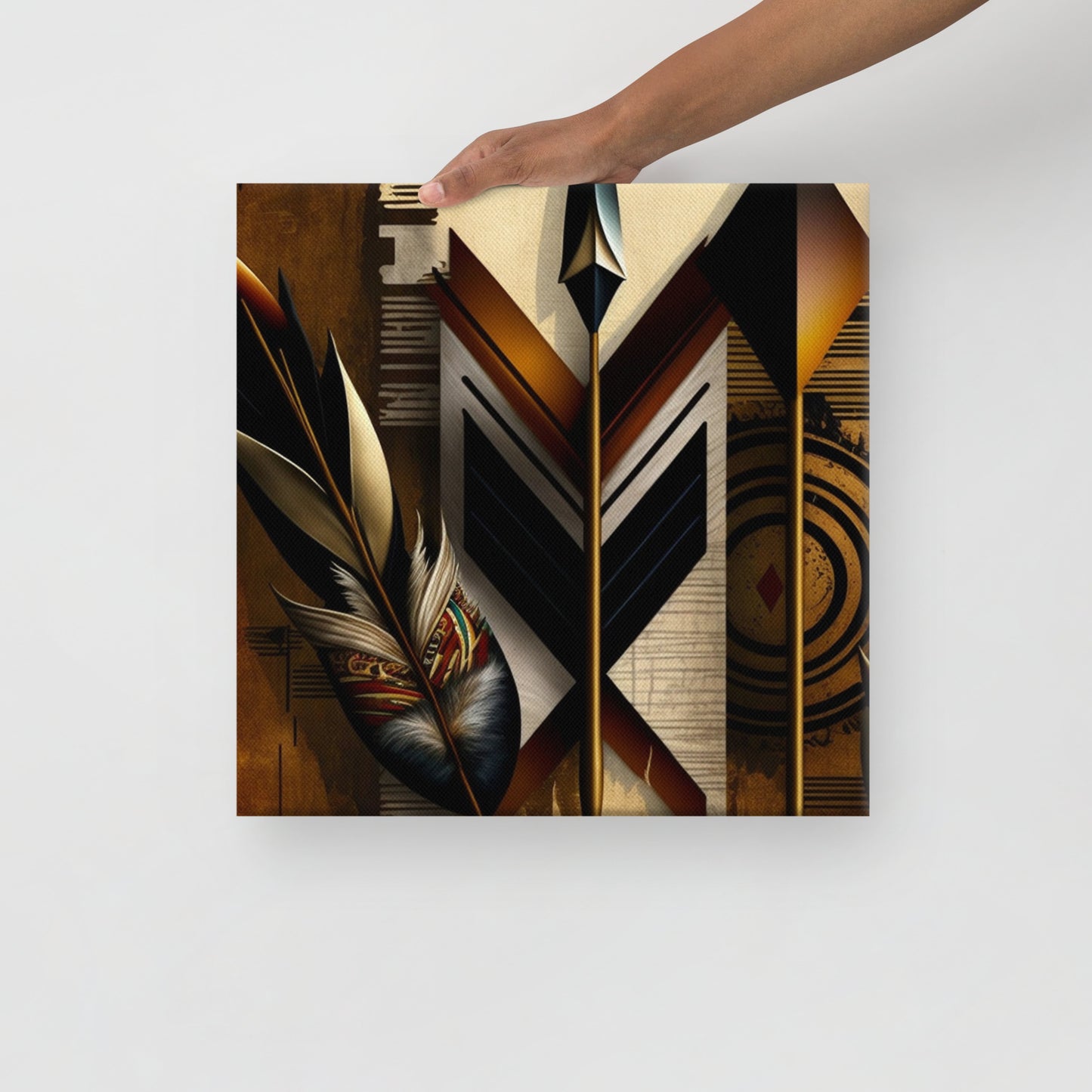 'BE-ARROWED': Canvas art
