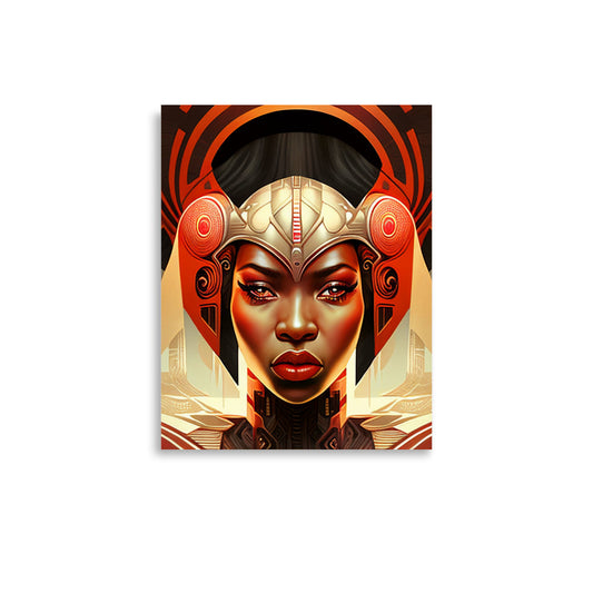Afrofuturist Female Traveler