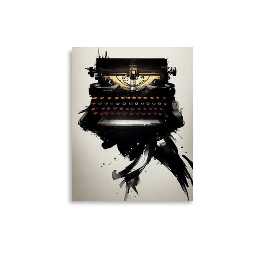 OG TYPEWRITER: Art poster