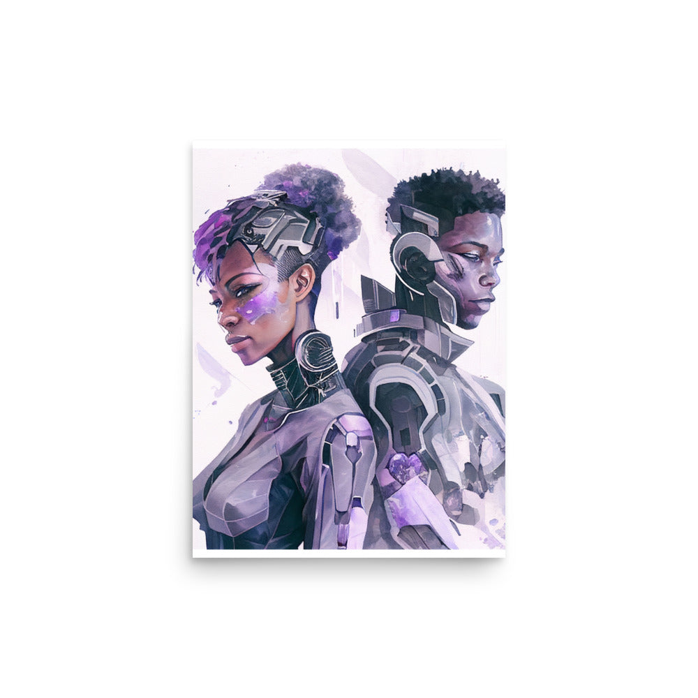 Afrofuturism: Air Clan purple