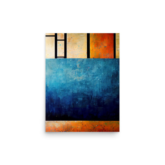 Ethnic Print: Water abstract