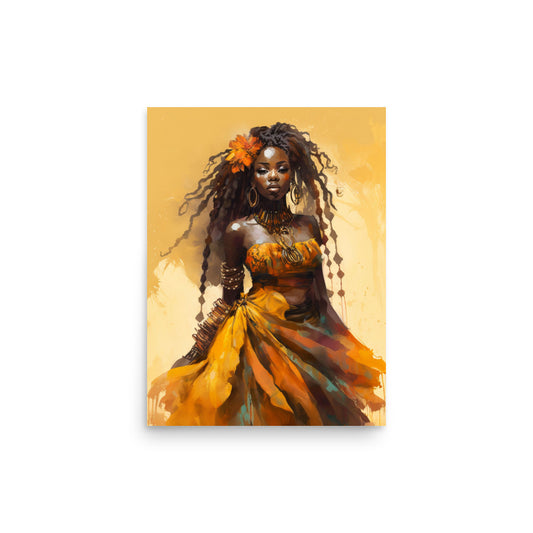 Portraits: Black girl couture