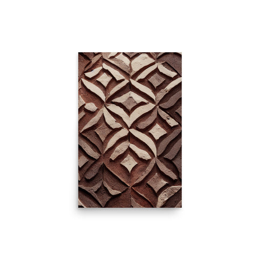 Ethnic Print: Brick Overlay