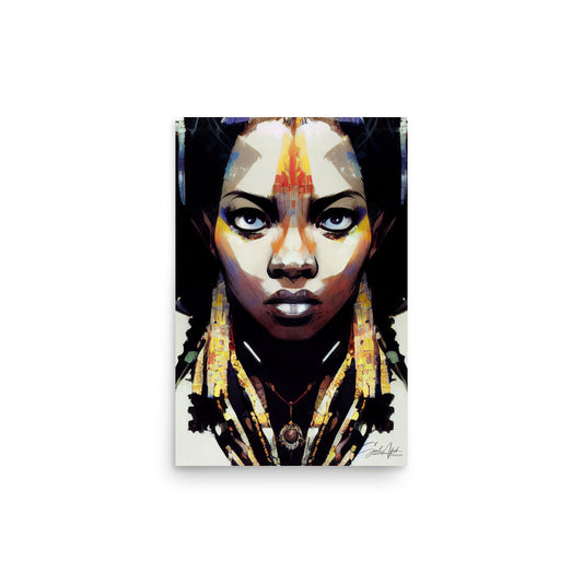 Portrait: African female chief concept