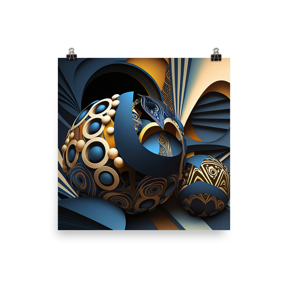 'Energy' African ethnic design concept: Art Poster