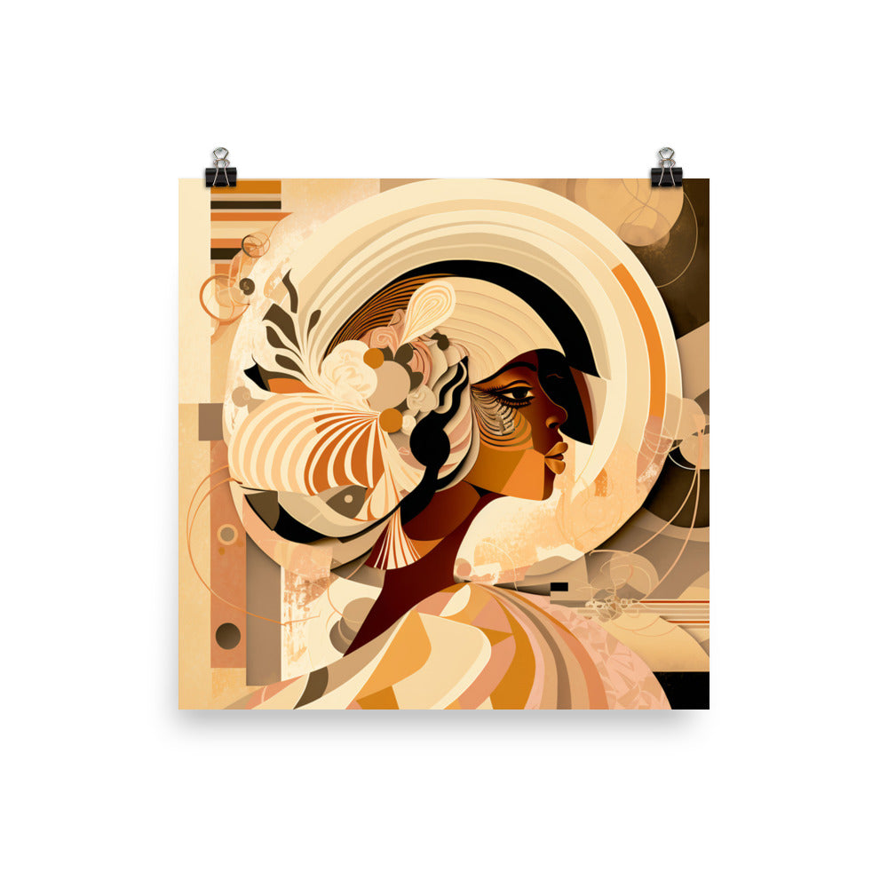 'Enchantment' African ethnic design concept: Art Poster