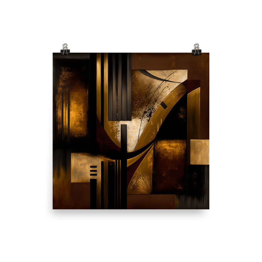 'Rise' African ethnic design concept; Art Poster