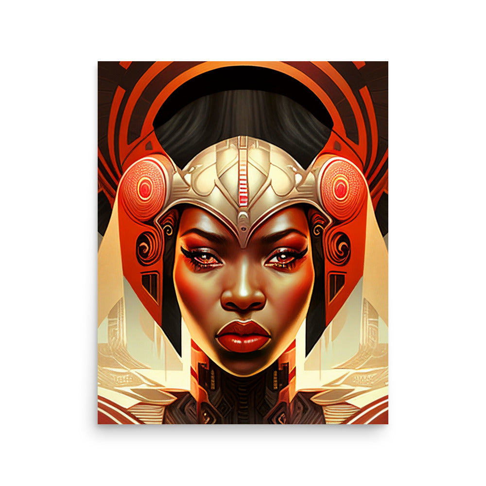 Afrofuturist Female Traveler