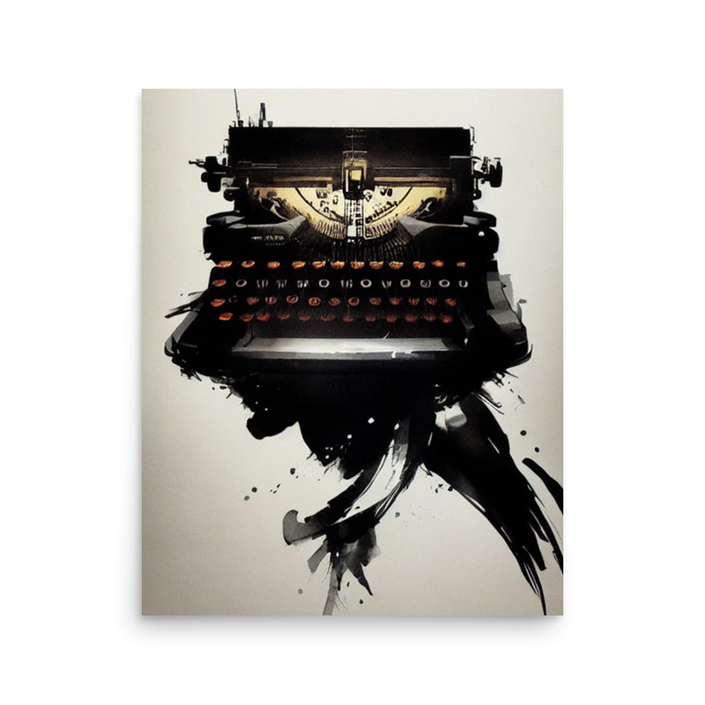 OG TYPEWRITER: Art poster