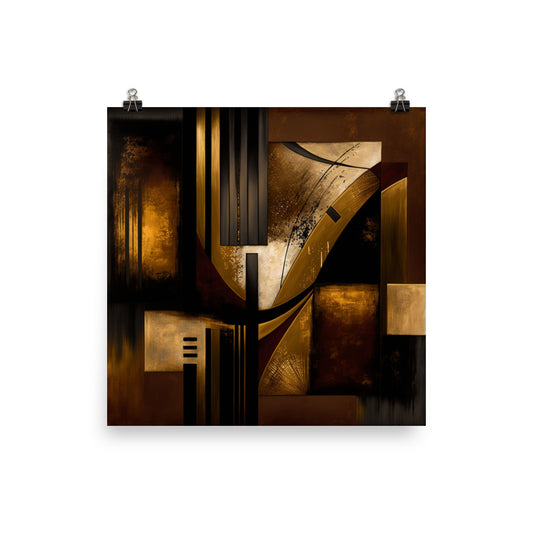 'Rise' African ethnic design concept; Art Poster
