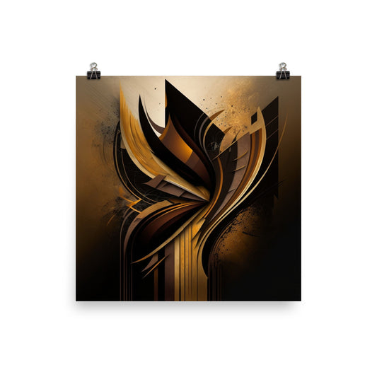 'As Gold' African ethnic design concept: Art Poster