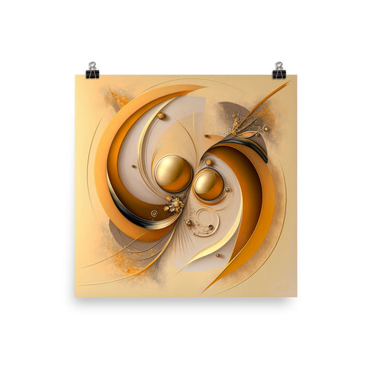 'Pearl-fection' African ethnic design concept: Art Poster