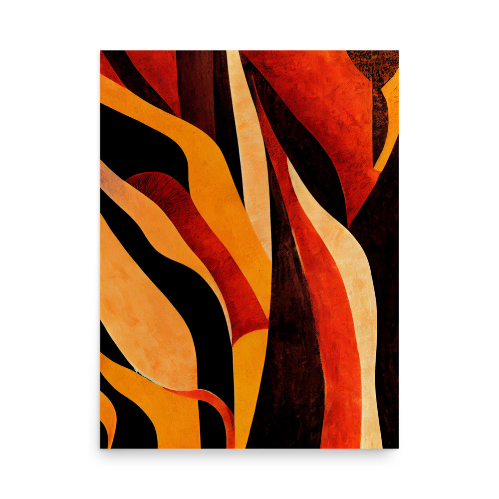 Ethnic Print: Flames