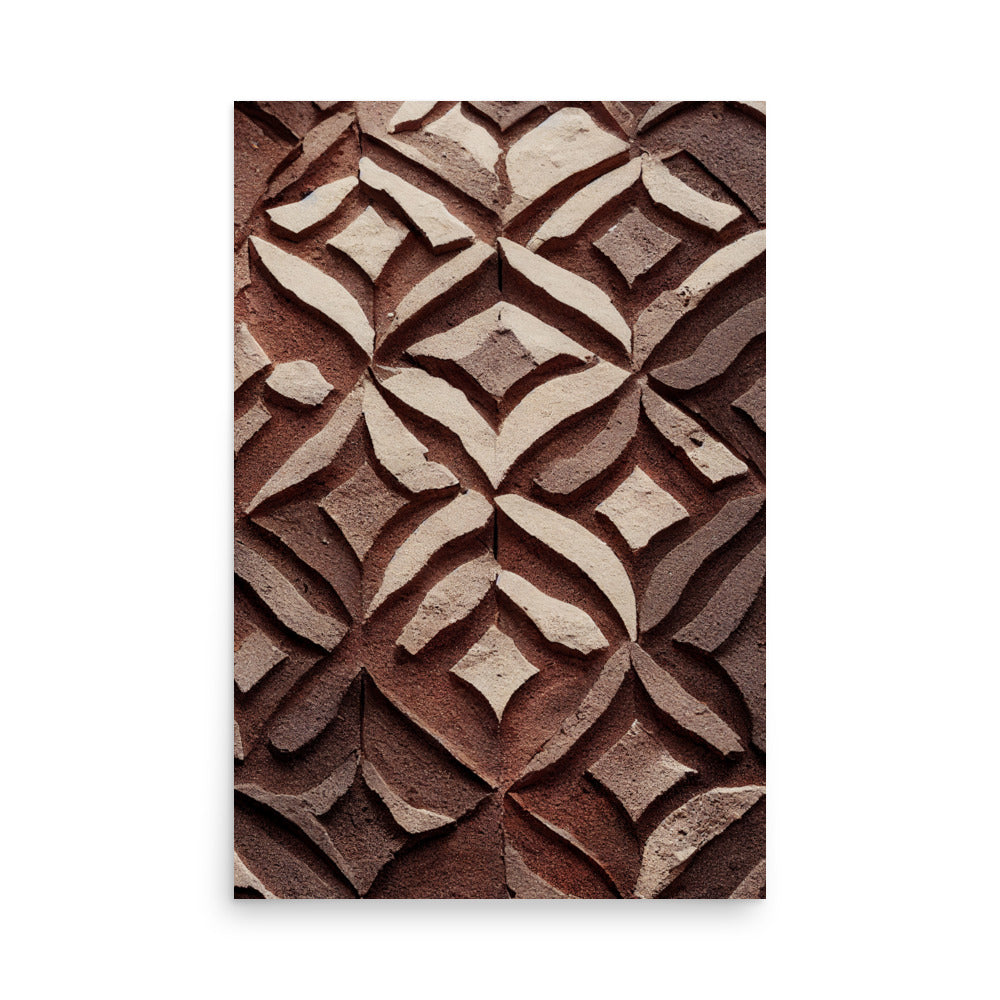 Ethnic Print: Brick Overlay