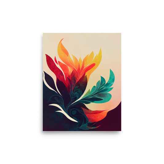 Ethnic Print: Abstract Phoenix