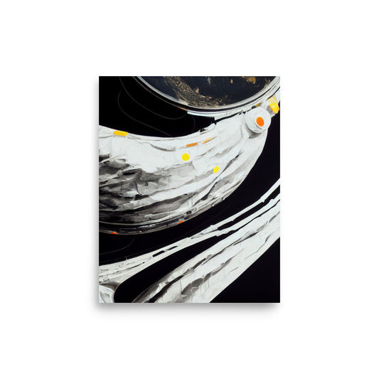 Ethnic Print: Space Suit abstract