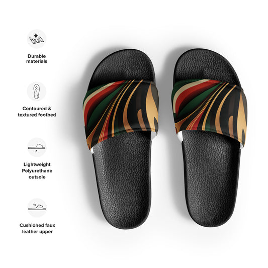 Ethnic design print: Men’s slides