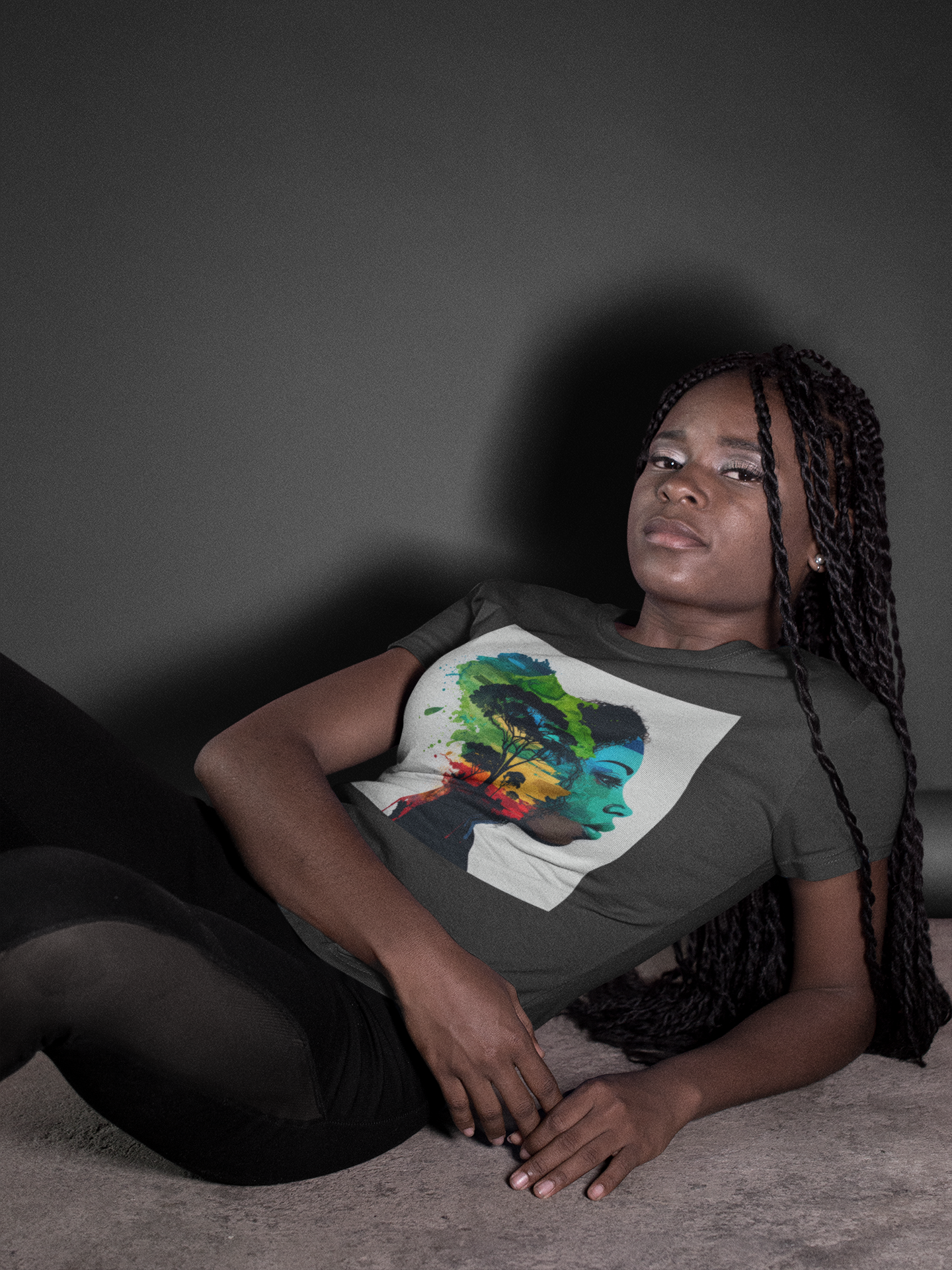 'Green-Victor' African design concept : Unisex Staple T-Shirt