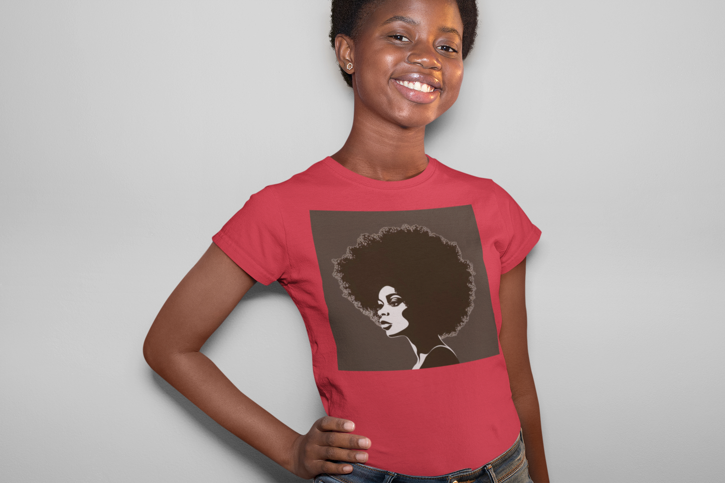 'Afro-ed' African design concept : Unisex Staple T-Shirt
