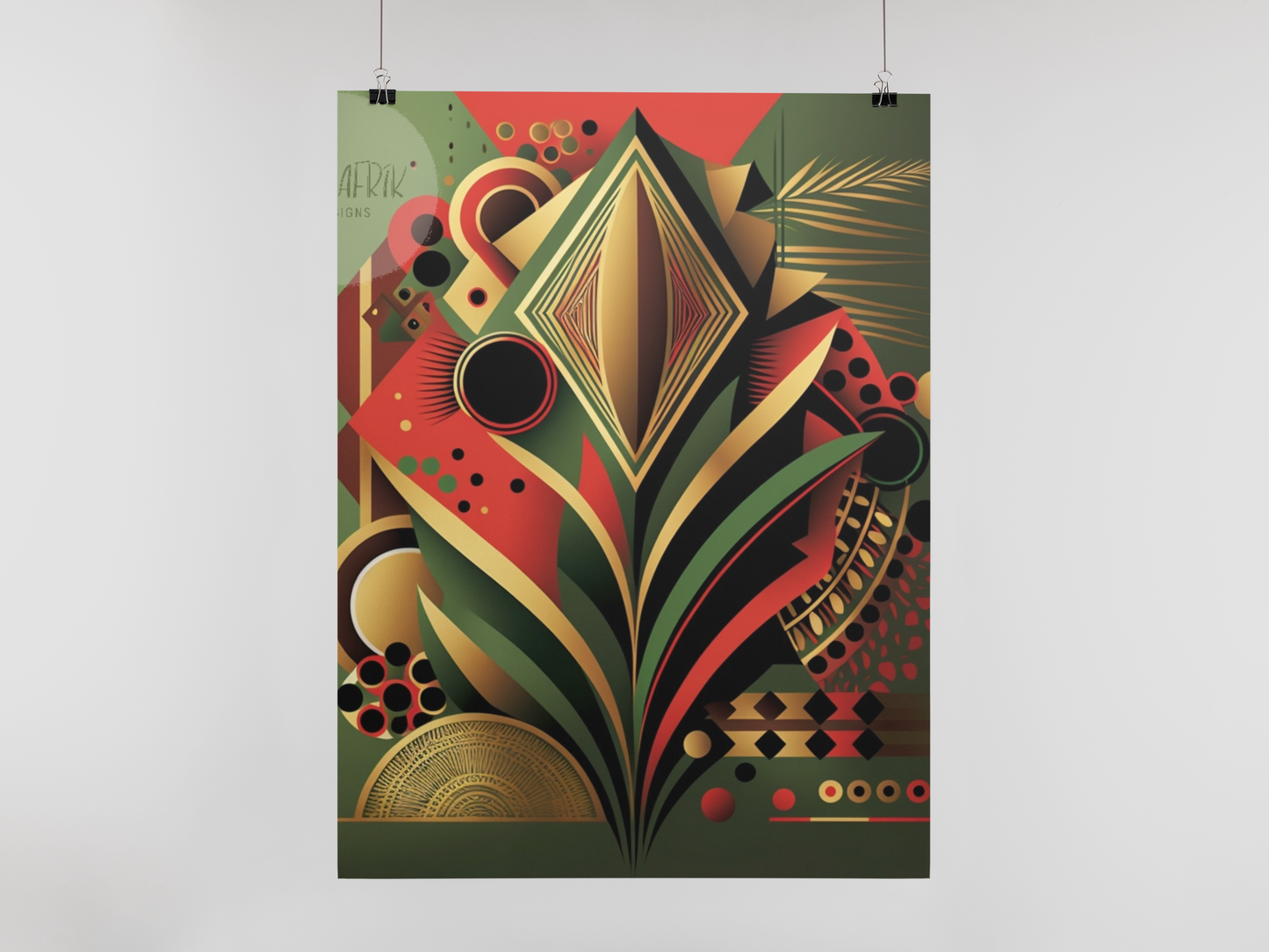 'Bountiful' African ethnic design concept: Art Poster