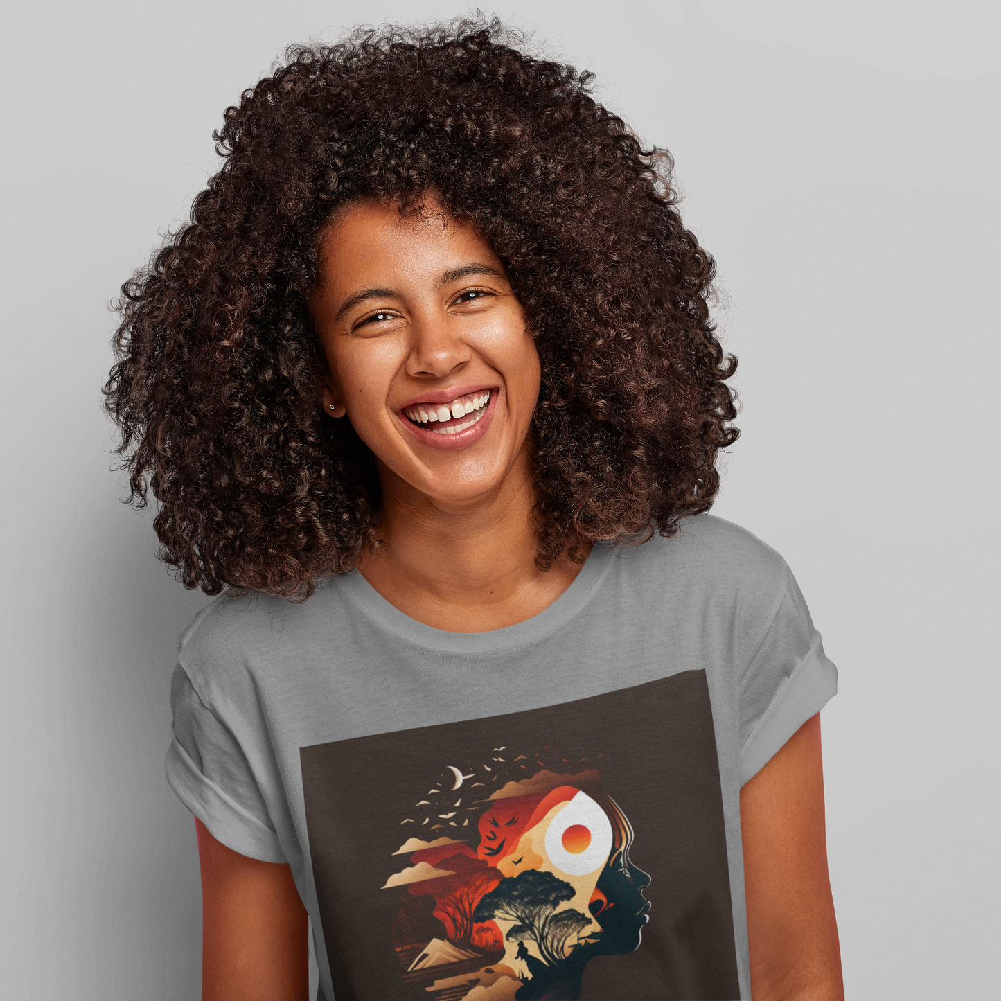 'Afri-Poetry' African design concept : Unisex Staple T-Shirt