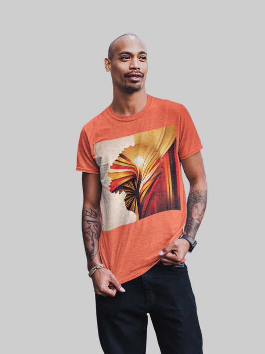 'Sonrise' African design concept : Unisex Staple Tee