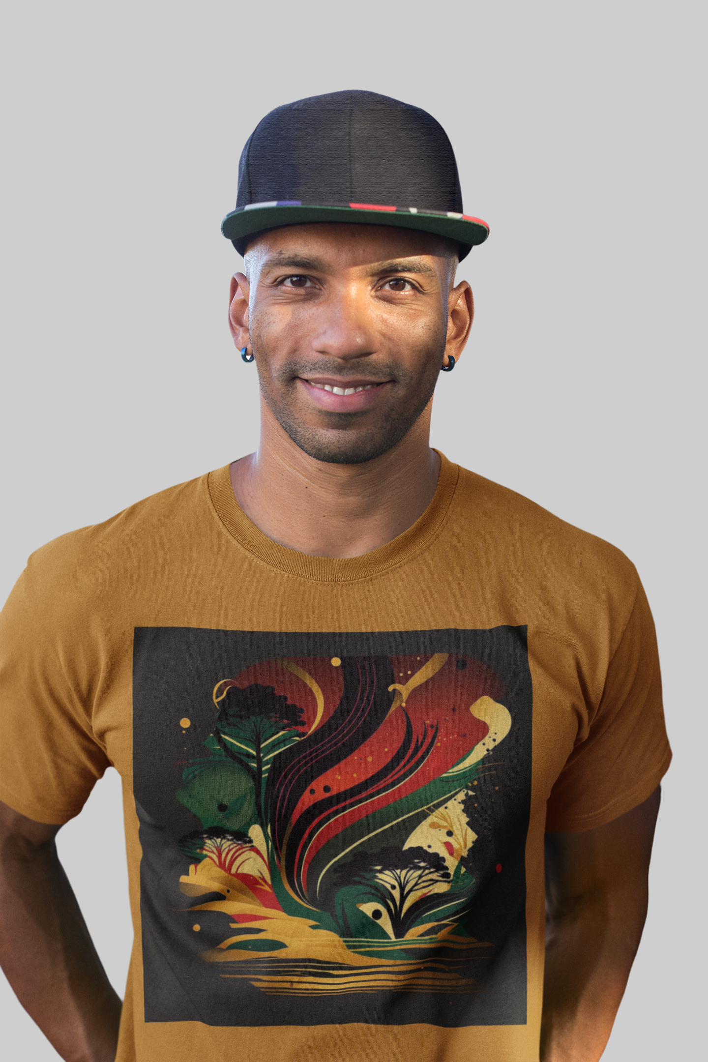 'Afro-poetry' African design concept : Unisex Staple Tee
