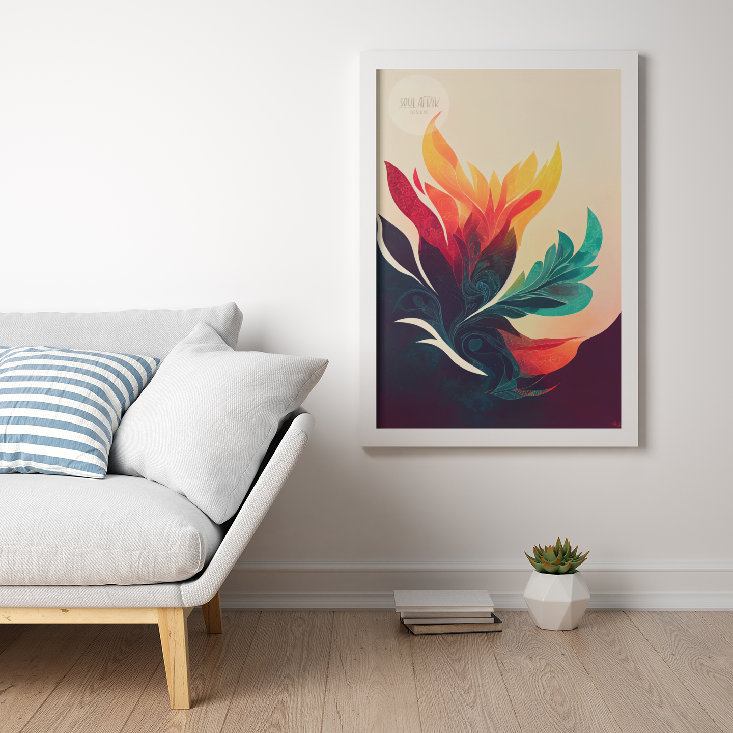 Ethnic Print: Abstract Phoenix