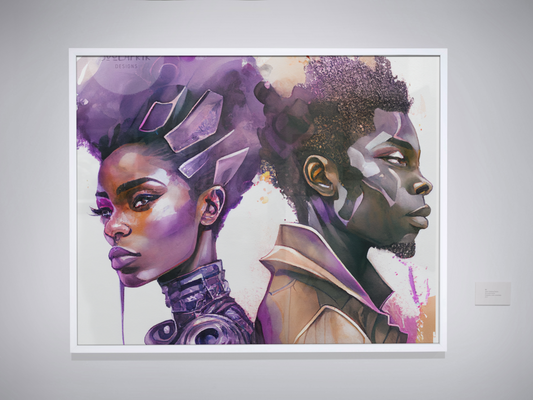 Afrofuturism: Air Clan purple