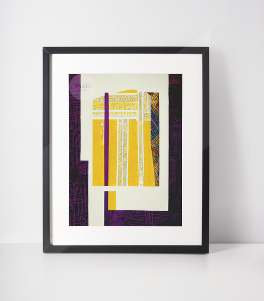 Ethnic Print: Egyptian Cloth abstract
