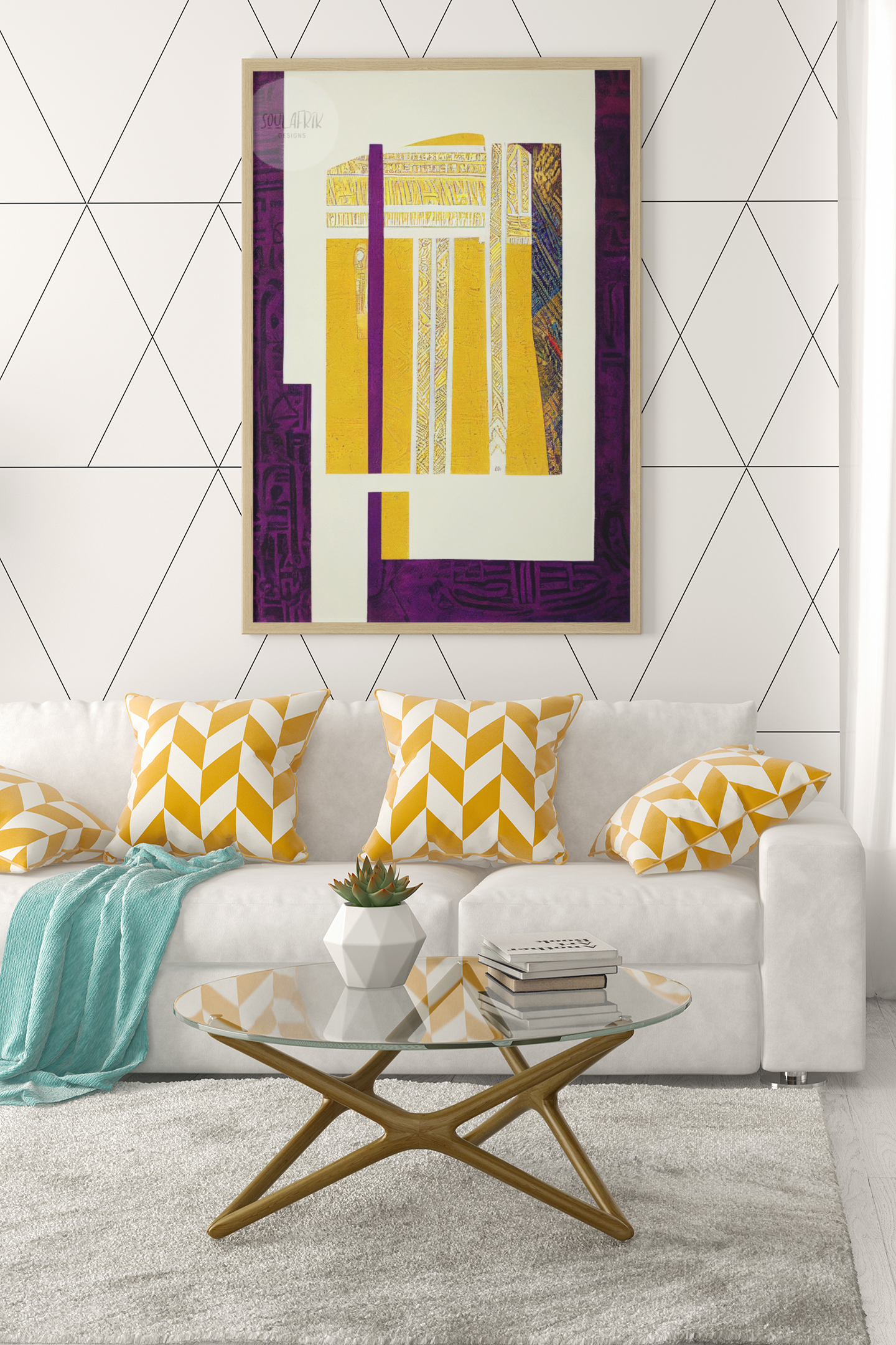 Ethnic Print: Egyptian Cloth abstract
