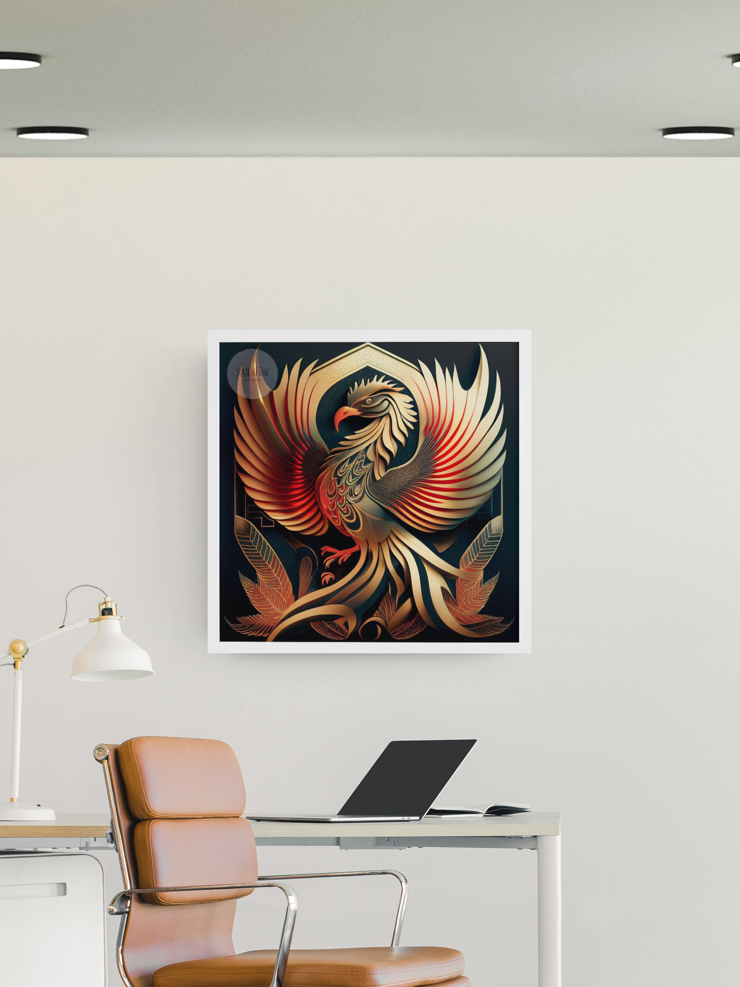 Ethnic Design: Golden Phoenix