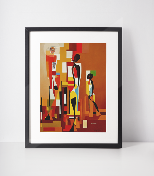 Ethnic Print: Modern African abstract art