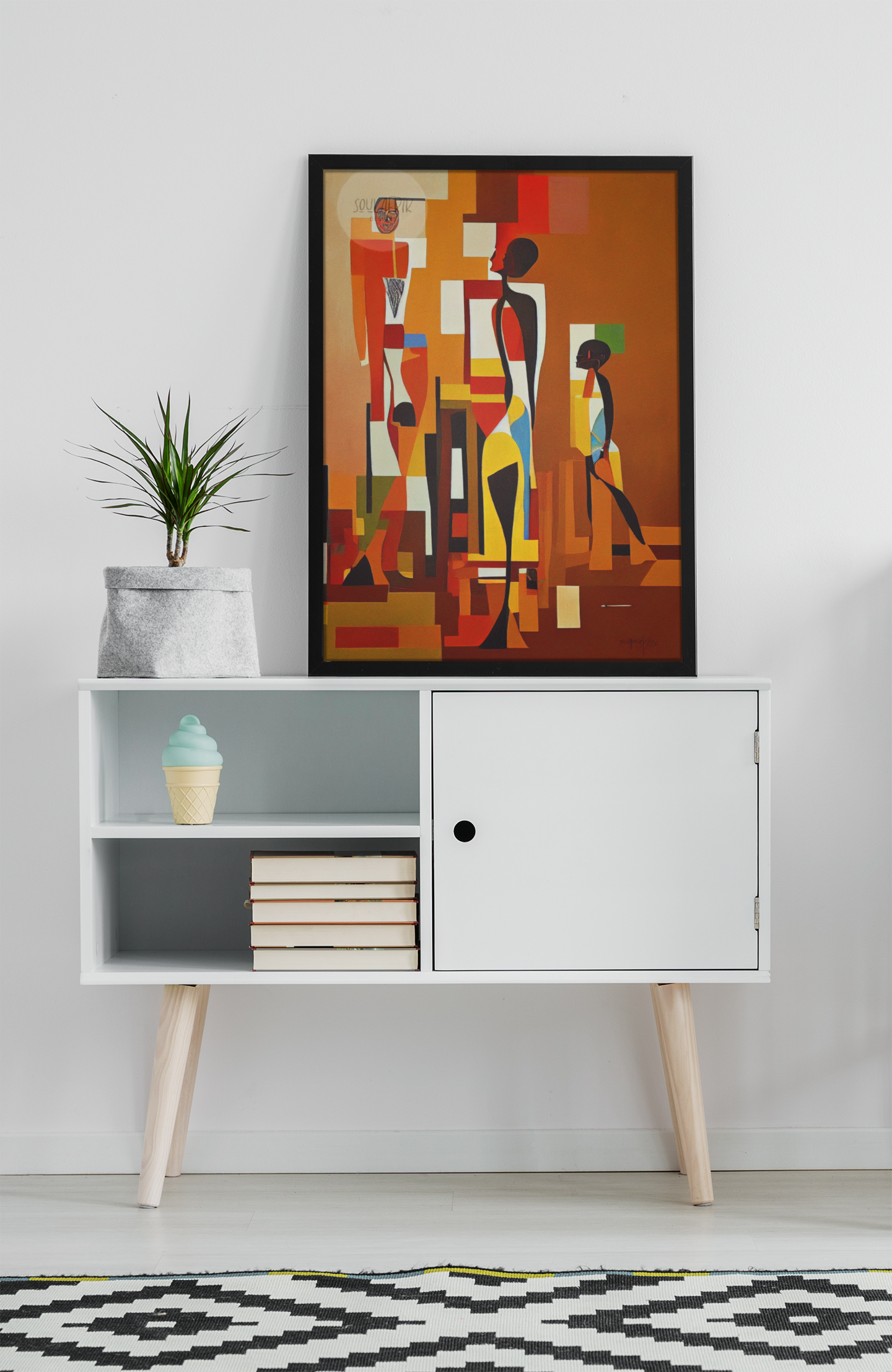 Ethnic Print: Modern African abstract art
