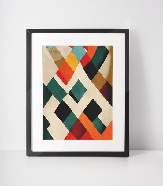 Ethnic Print: Moroccan Cloth abstract