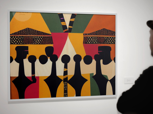 Ethnic Print: Royal Court abstract