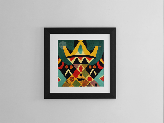 Ethnic Print: Royal Court abstract