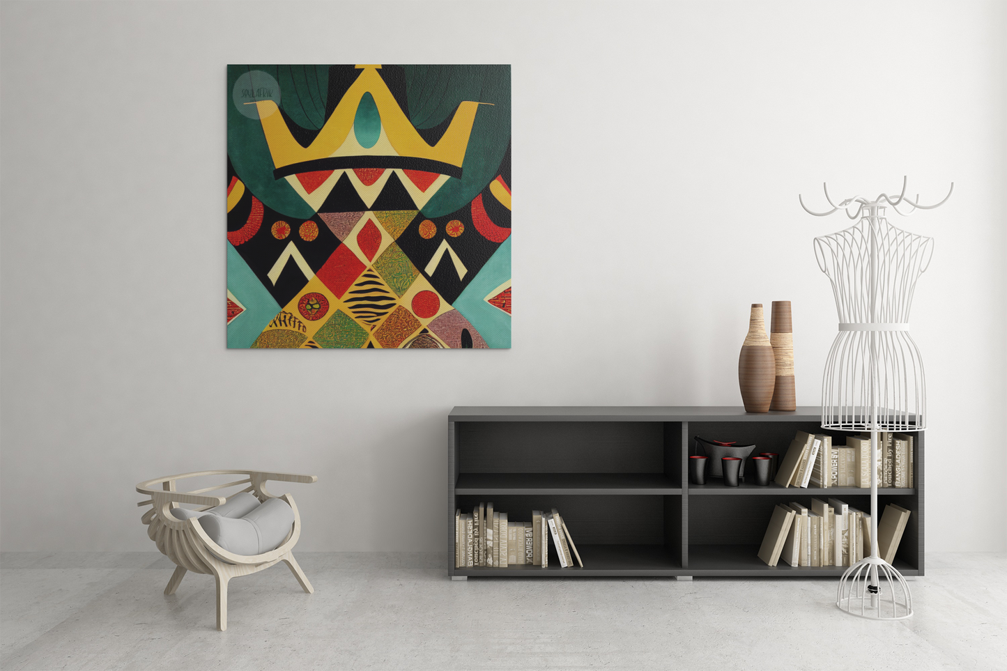 Ethnic Print: Royal Court abstract