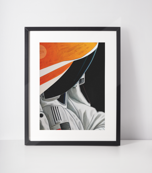 Ethnic Print: Space Suit abstract
