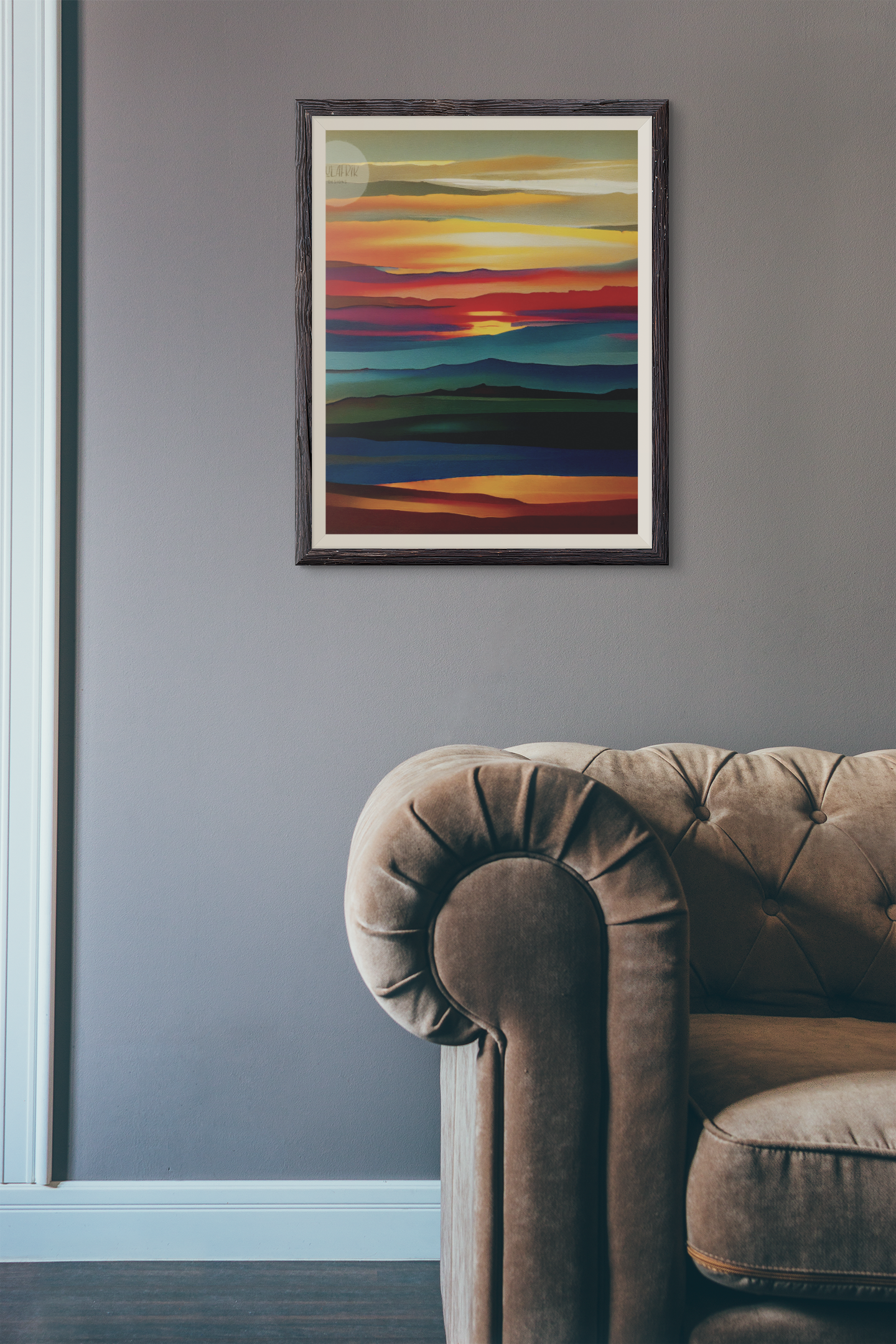 Ethnic Print: Vibrant Sunset